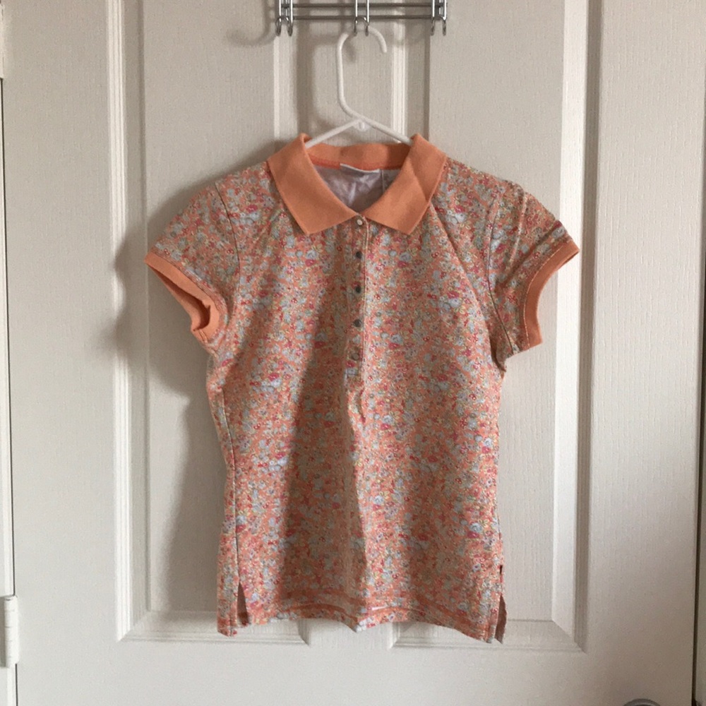 Cotton collared golf/polo shirt